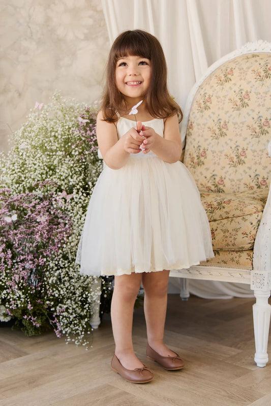 Leonie Dress - Parchment