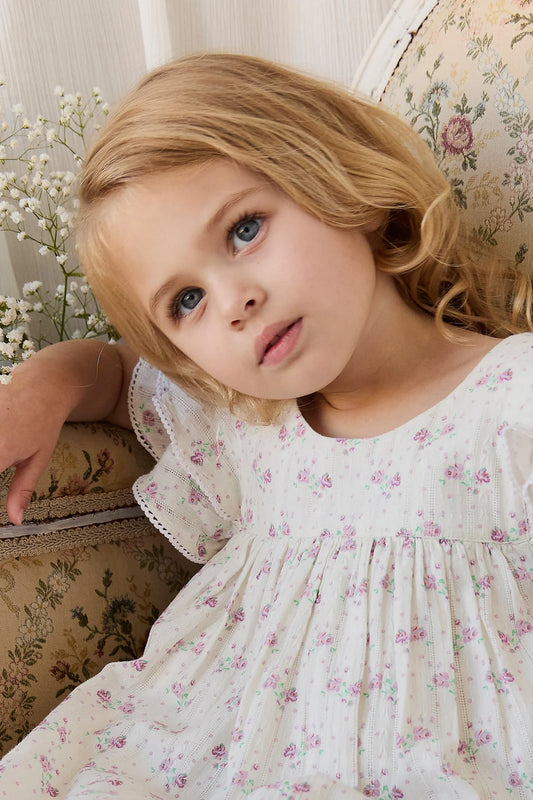 Organic Cotton Caroline Dress - Molly Lilac