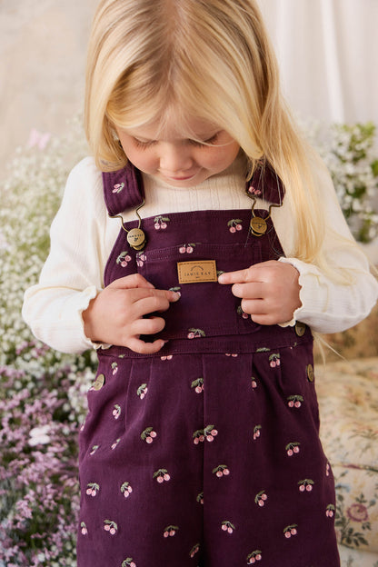 Blair Overall - Cherry Fig