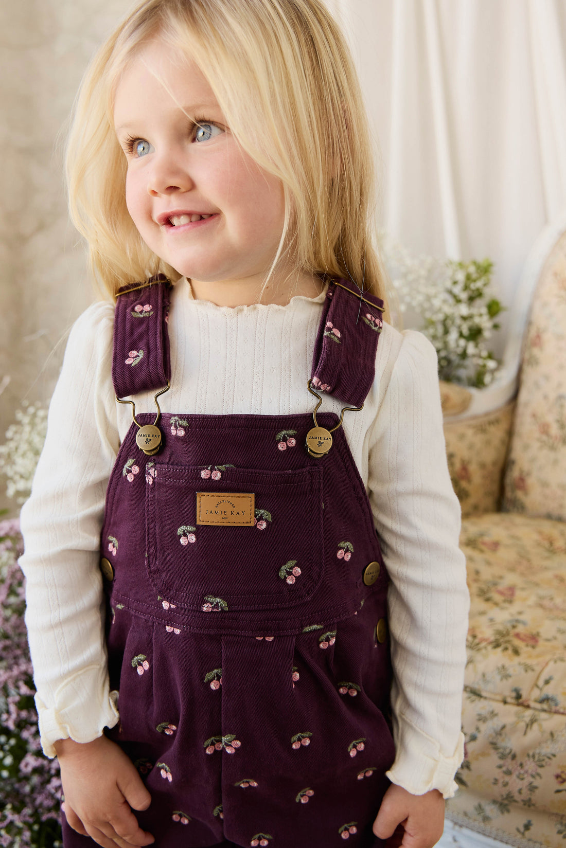 Organic Cotton Pointelle Eliane Top - Parchment