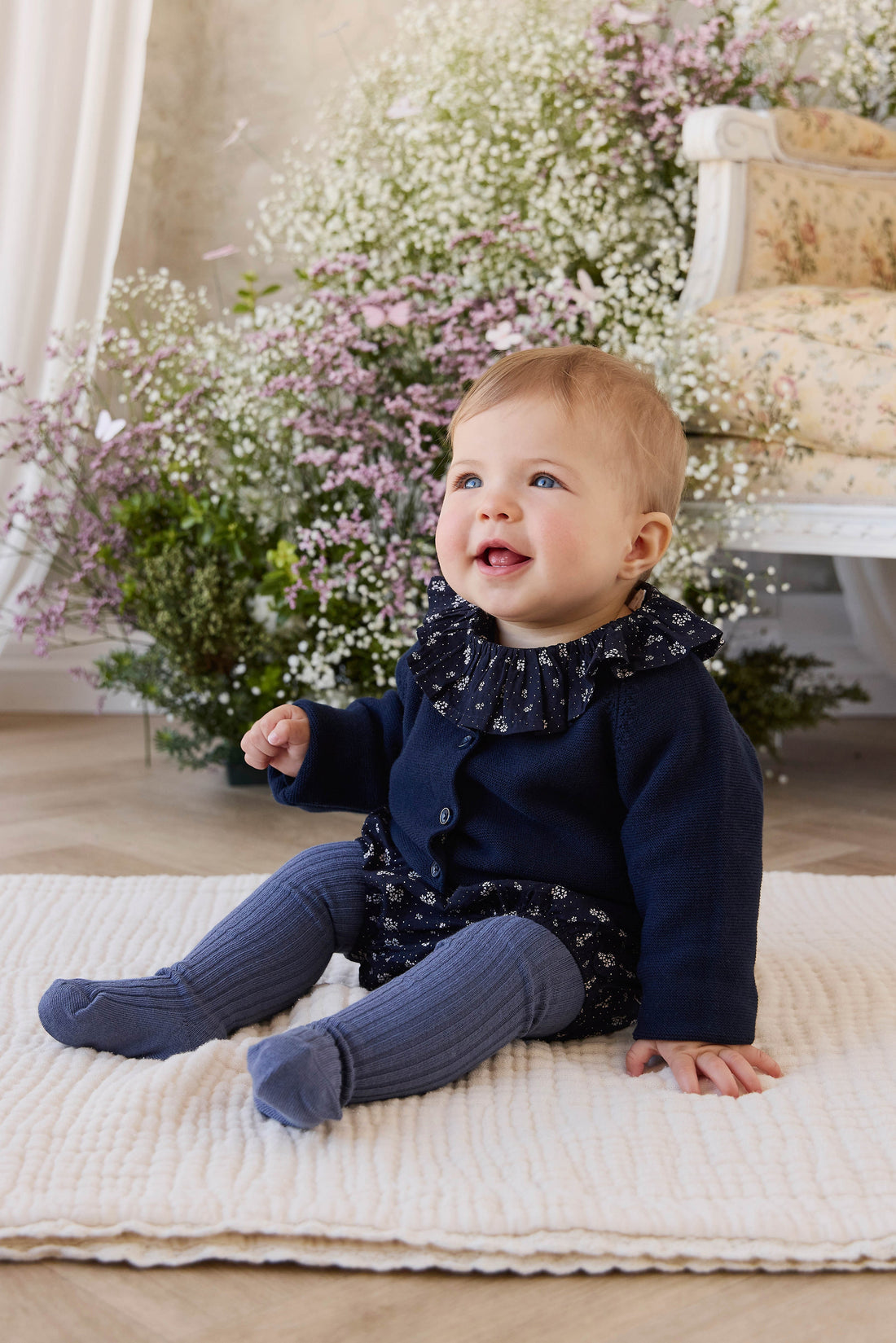 Organic Cotton Classic Bloomer - Maisie Navy