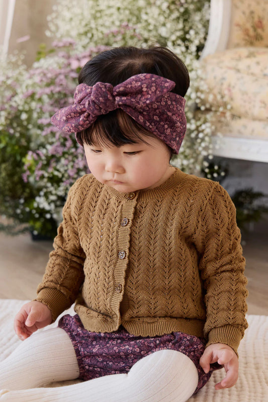 Organic Cotton Classic Bloomer - Fig Floral