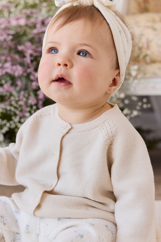 Delaney Knitted Cardigan - Vanilla