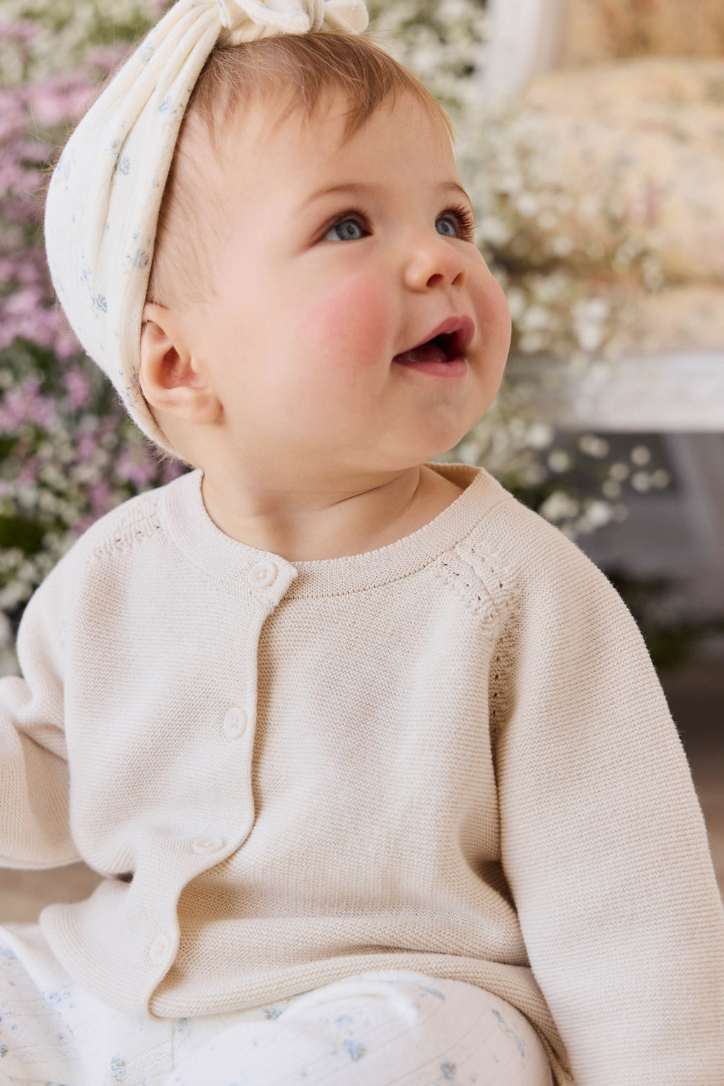 Delaney Knitted Cardigan - Vanilla