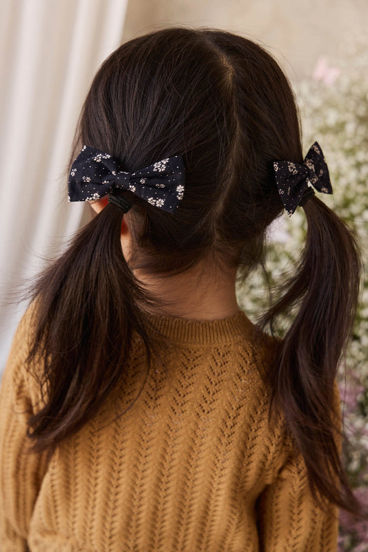 Organic Cotton Desiree Bow - Maisie Navy