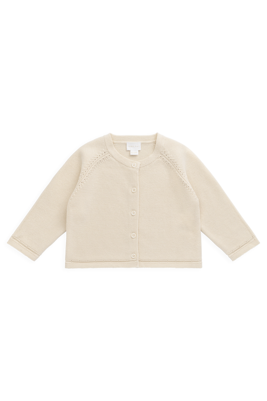 Delaney Knitted Cardigan - Vanilla
