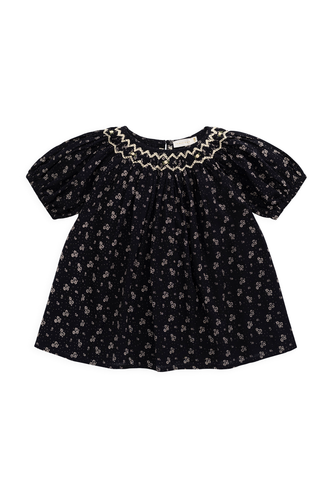 Organic Cotton Dominique Dress - Maisie Navy