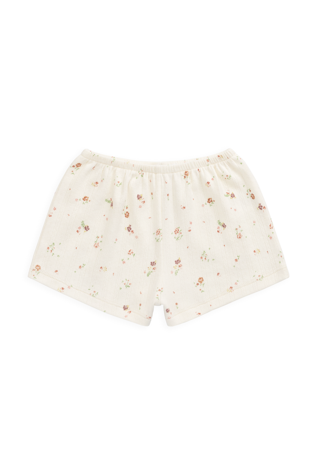 Organic Cotton Pointelle Anais Short - Eloise Egret