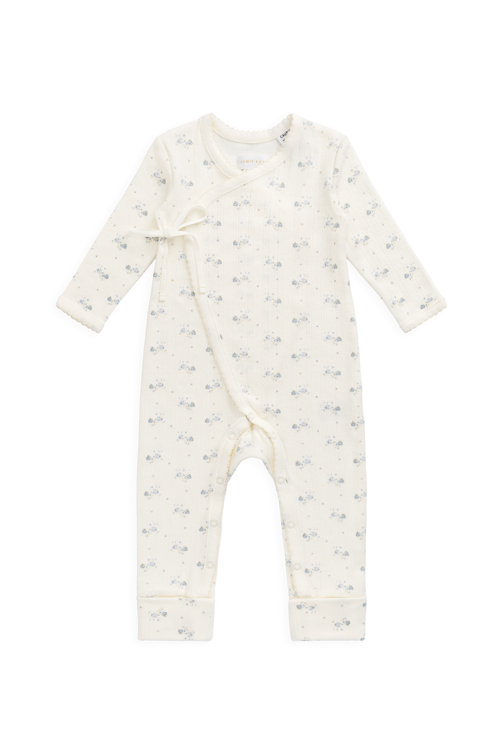 Organic Cotton Pointelle Estelle Onepiece - Molly Blue