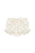 Organic Cotton Pointelle Frill Bloomer - Molly Blue