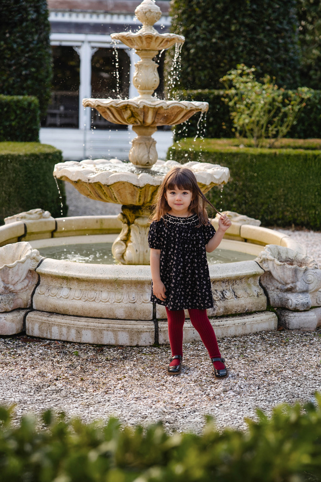 Organic Cotton Dominique Dress - Maisie Navy