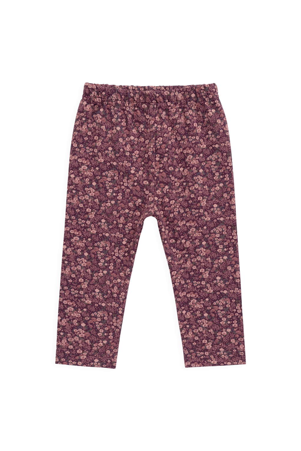 Organic Cotton Everyday Legging - Fig Floral