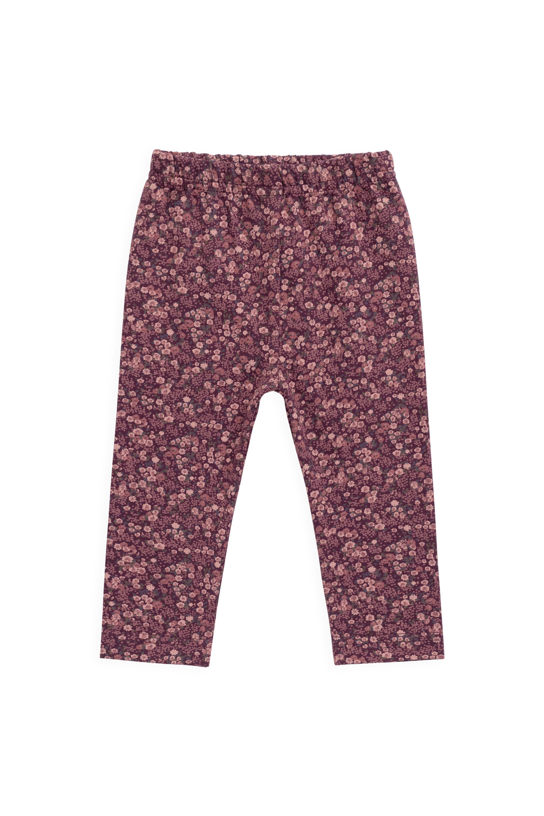 Organic Cotton Everyday Legging - Fig Floral