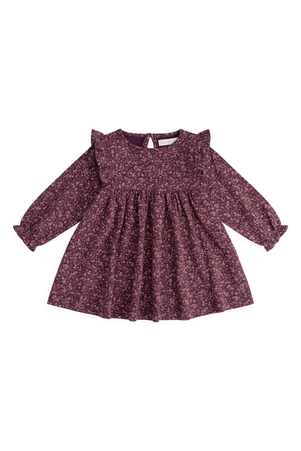 Organic Cotton Frankie Dress - Fig Floral