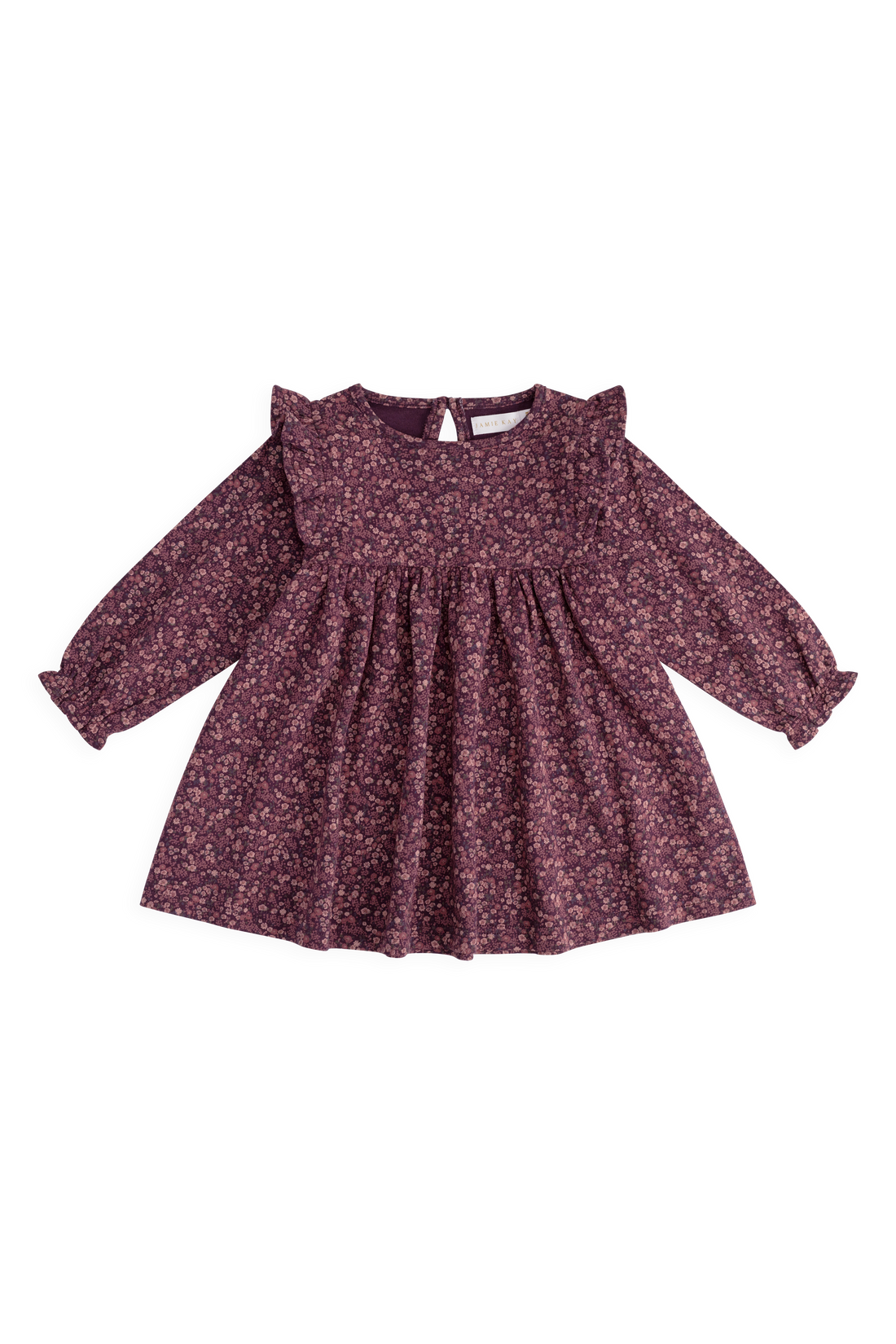 Organic Cotton Frankie Dress - Fig Floral