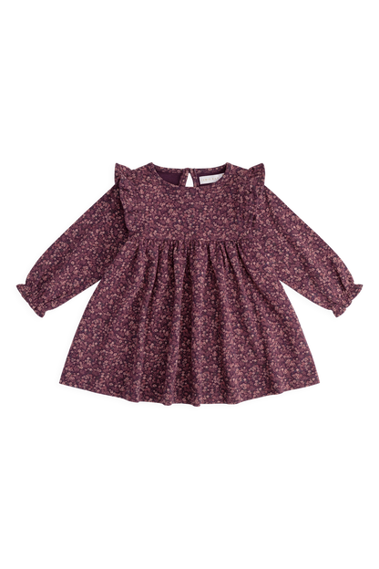 Organic Cotton Frankie Dress - Fig Floral