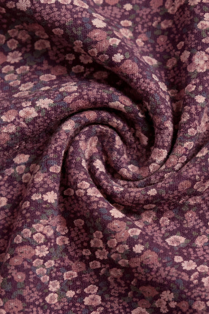 Organic Cotton Everyday Legging - Fig Floral