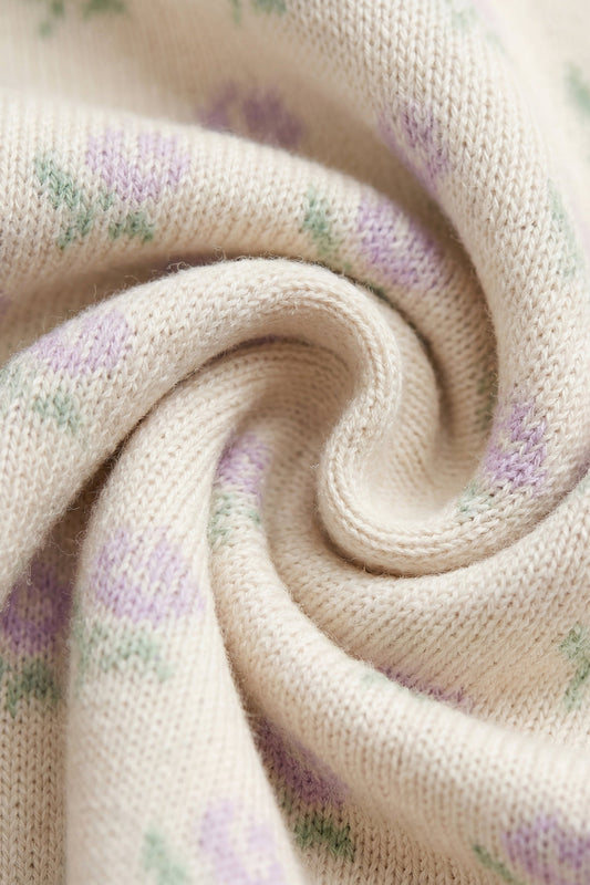 Evie Knitted Cardigan - Vanilla Evie